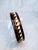 Wood 1980s Signed Adair Rosewood Choker & Bracelet Set – Ebony & Maple Inlay, Brass Accents, 2 Pieces For Sale - Image 7 of 10