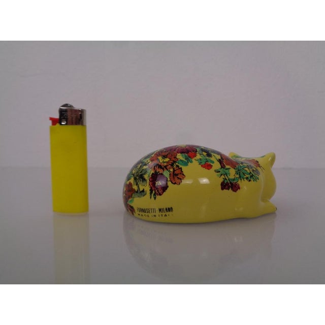 1950s Ceramic Cat by Piero Fornasetti, Italy, 1950s For Sale - Image 5 of 14