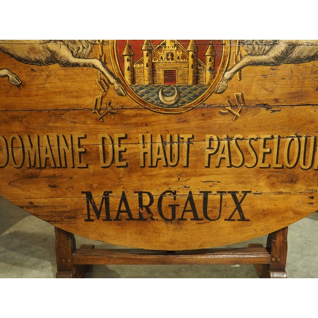 19th Century Tilt-Top French Vineyard Table in Carved Cherry, Margaux For Sale - Image 11 of 18