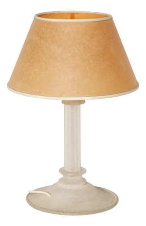 Mid-Century Frosted Glass Table Lamp, France
