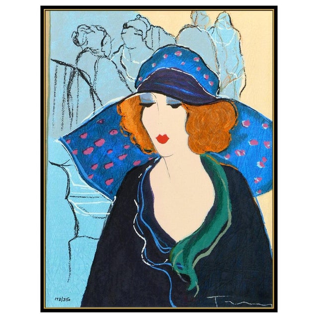 Message us to inquire about custom framing options! (Included for free with every purchase) The artwork here, "Chapeau...
