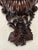 1970s Carved Wooden Wall Shelf For Sale - Image 6 of 8