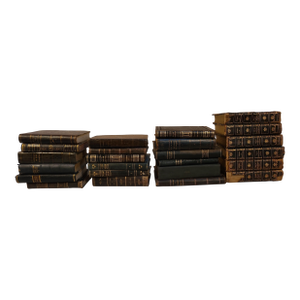 Leather Vintage Books- 24 Pieces