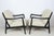 Early Ole Wanscher Ebonized Mahogany Lounge Chairs, 1950's - A Pair For Sale - Image 10 of 13
