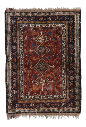 Vintage Persian Shiraz Rug - 04'01 X 05'07