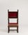 Renaissance Throne With Red Velvet Upholstery For Sale - Image 10 of 13
