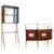 Vintage Italian Dry Bar in the style of Gio Ponti, Set of 2 For Sale - Image 16 of 16