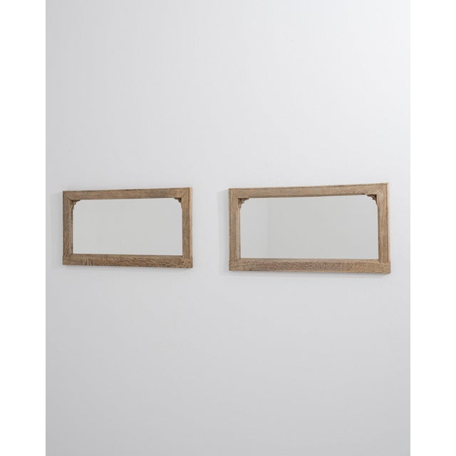 Red 19th Century France Red Wood Mirror For Sale - Image 8 of 10