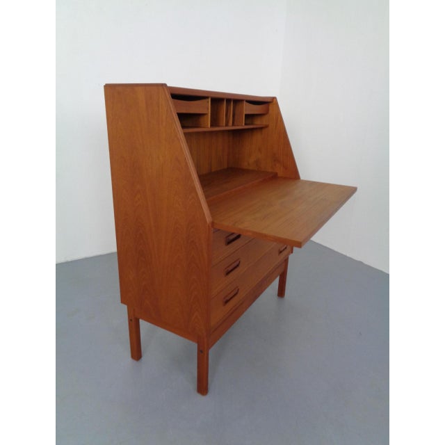 Danish Teak Secretaire from Dyrlund, 1960s For Sale - Image 9 of 18