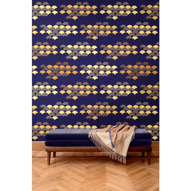 This decorative fabric comes in the form of boiserie over a wooden honeycomb panel measuring 135 cm by 200 cm tall. The...