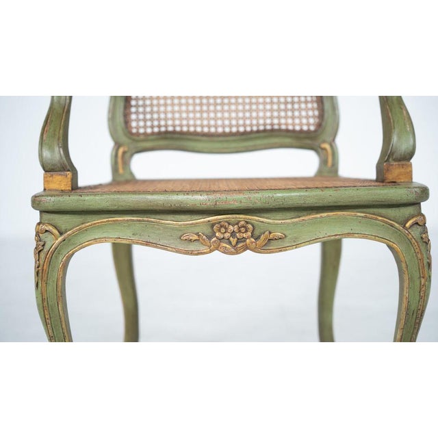 Wood Louis XV Armchairs, Belgium, Set of 6 For Sale - Image 7 of 18