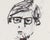 1950s 1960s Marker Drawing by James L. Bruch For Sale - Image 5 of 7