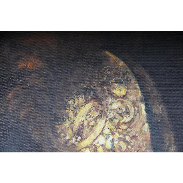 After Rembrandt van Rijn, The Man in the Gold Helmet, Oil Painting, Framed For Sale - Image 13 of 16