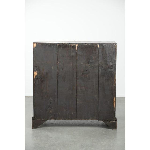 Antique English Oak Secretary with Drawers, 18th Century For Sale - Image 6 of 14