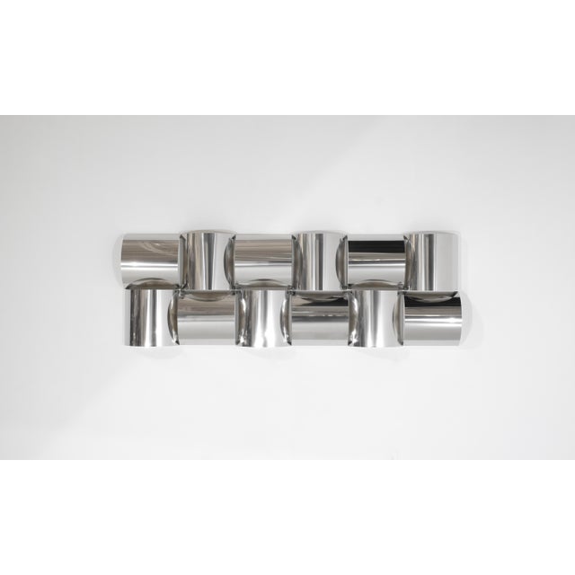 Stainless Steel and Metal Wall Light, 2010s For Sale - Image 3 of 18