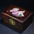 Vintage Rosewood Box With Mother-of-Pearl Inlay of a Boy With Lotus - Jewelry Box For Sale In Los Angeles - Image 6 of 8