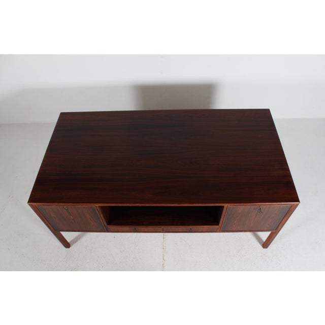 Wood Writing Desk in Rosewood from Geog Kofoeds Møbeletabl., 1950s For Sale - Image 7 of 18