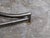 French Midcentury Steel and Bronze Console Table with White Veined Marble Top For Sale - Image 9 of 12