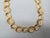Vintage 1992 Signed Napier Goldtone Smooth & Textured Link Collar Necklace For Sale - Image 10 of 10