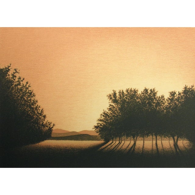 Scott Nellis "Afternoon Shadows" Hand Signed & Numbered Serigraph Unframed For Sale