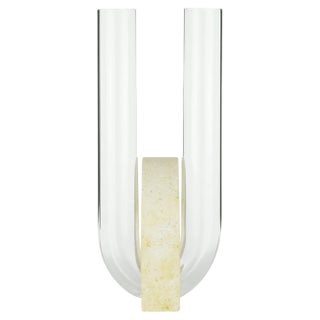 Clear Cochlea Vase by Coki Barbieri For Sale