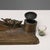 Bronze Inkwell with a Sculpture of a Young Dutch Girl For Sale - Image 4 of 7