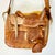 1980s Vintage Southwestern Americana Tooled Leather Trompe I’Oeil Saddle Shoulder Handbag. For Sale - Image 10 of 16