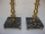 Brass and Marble French Provincial Candle Holders Lights - a Pair For Sale - Image 4 of 8
