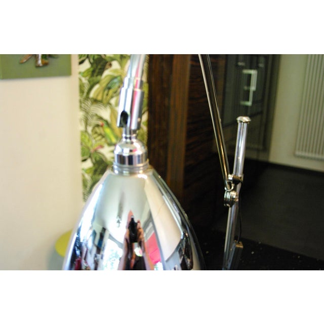 Metal BL1 Table Lamp in Chrome-Plated Metal by Robert Dudley, 1980 For Sale - Image 7 of 9