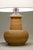 Modern 1960s Sublime Atomic Modern Rattan Wicker Basket Weave Chimney Brass Table Lamp For Sale - Image 3 of 9