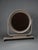 Gray Postmodern Italian Vanity Mirror in Taupe Lacquered Wood, 1980s For Sale - Image 8 of 15