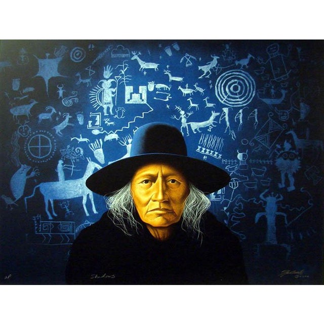 Impressionist Frank Howell "Shadows" Numbered Commemorative Serigraph 2000 For Sale - Image 3 of 3