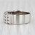 Metal 0.85ctw Diamond Ring Platinum Size 7.5 Anniversary Band Stackable For Sale - Image 7 of 8