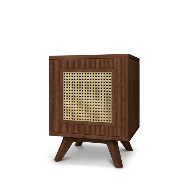 Brown Harrison Bedside Table by Wood Tailors Club, Set of 2 For Sale - Image 8 of 9