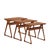 Vintage Danish Nesting Tables in Teak by Johannes Andersen for CFC Silkeborg, 1960s, Set of 3 For Sale