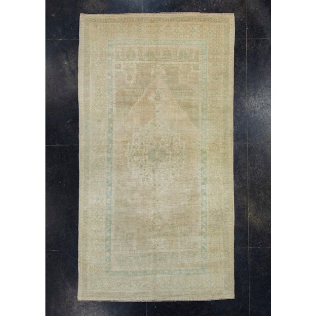 Brown Turkish Vintage Rug 4'5" x 8'2" #17116 For Sale - Image 8 of 8
