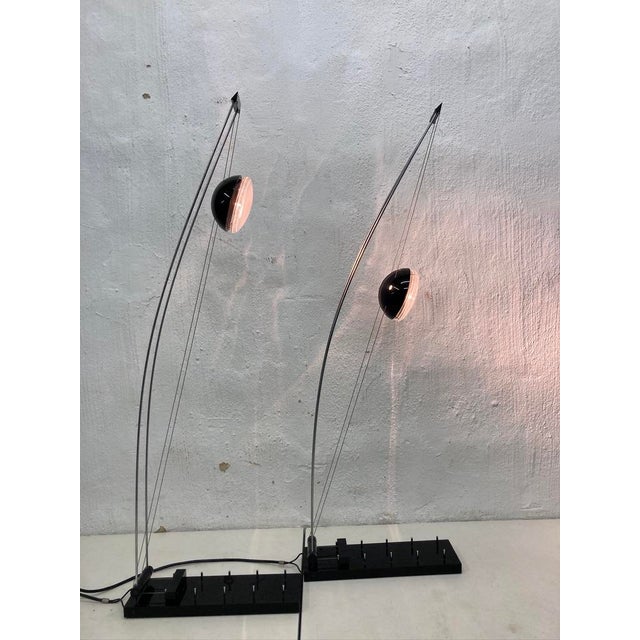 Arco Nero Spring-Shaped Floor Lamps by Axel Meise for AML, 1980s, Set of 2 For Sale - Image 17 of 18