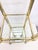 Hollywood Regency 2-Tone Brass and Acrylic Tiered Serving Stand attributed to Curvasa Muebles, 1970s For Sale - Image 6 of 12