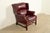 Hancock & Moore Hancock & Moore Chippendale Wingback Leather Lounge Chair For Sale - Image 4 of 15