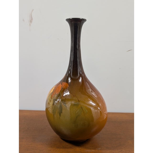 Ceramic Vintage J. B. Owens Pottery Utopia Line Vase 1055 For Sale - Image 7 of 8