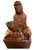 Antique Chinese Soapstone Guanyin Foo Dog Sculpture Gemstone Fan Co 7.75" For Sale In Dallas - Image 6 of 7