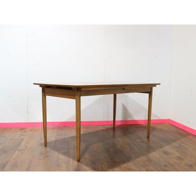 Mid Century Modern Extending Dining Table by Morris of Glasgow 8 Seater For Sale - Image 9 of 15
