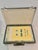 Vintage Chinese Bone & Bamboo Mah Jong Set in Silk Brocade Case With Original Booklet & Wrapped Tiles For Sale - Image 4 of 15