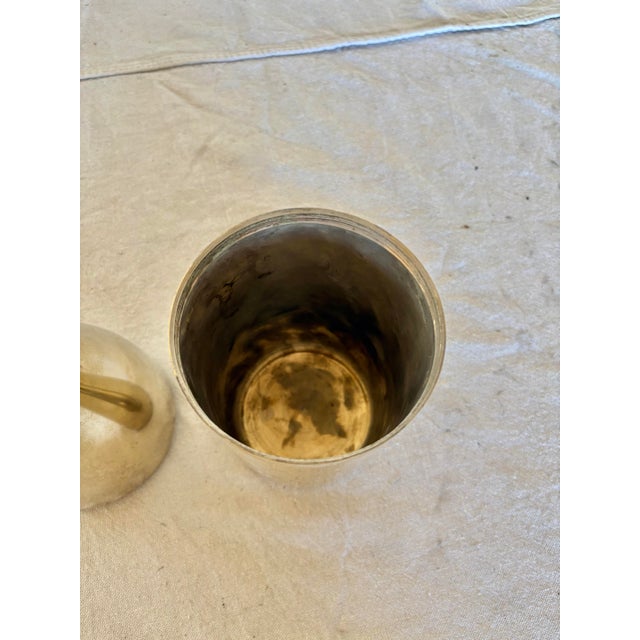 Early 21st Century Silver Plated Brass Champagne Chiller For Sale - Image 9 of 13