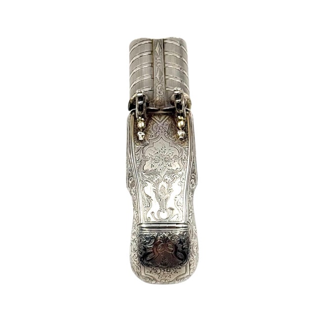 Gun-Shaped Silver Vermeil Snuff Cigarette Box, France, Early 20th Century For Sale - Image 13 of 17