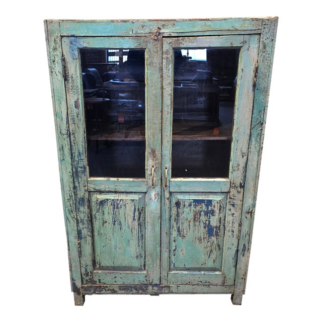 Glass Fronted Display Cabinet, One of a Kind For Sale