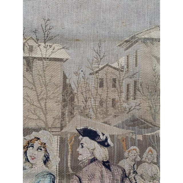 Vintage French Jaquar Tapestry For Sale - Image 9 of 13