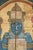 This Vintage Indian Painted Panel is a captivating work of devotional folk art depicting Lord Krishna as Shrinathji, which...