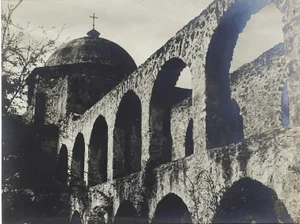 1950's Photograph of San Jose Mission San Antonio