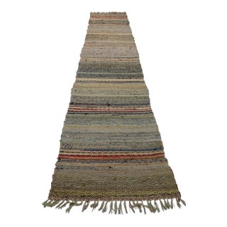 Rag Rug Swedish Mid Century For Sale
